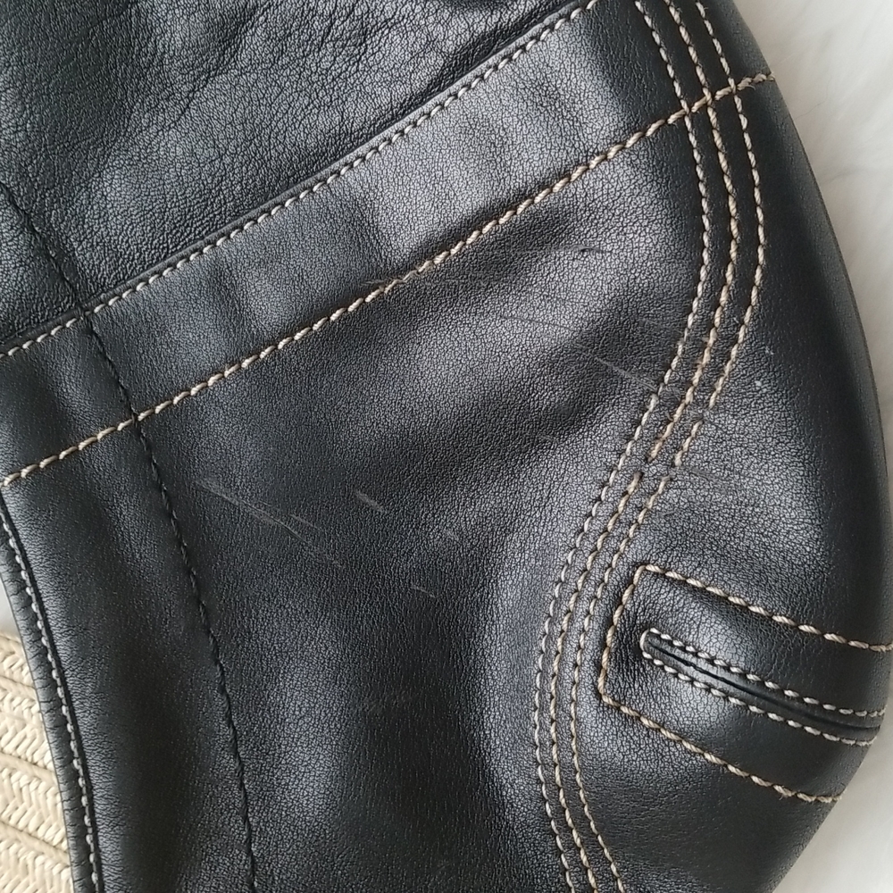 DONATE: COACH PURSE BLACK; Vintage - Picture 4 of 8